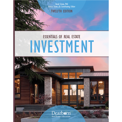 Textbook for Broker Post License Course- Essentials of Real Estate Investment. 12th Edition